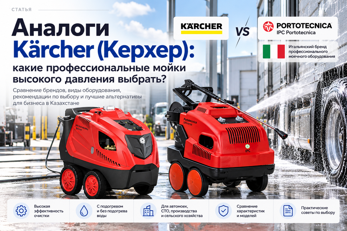 Аналоги Kärcher (Керхер): какие профессиональные мойки высокого давления выбрать?